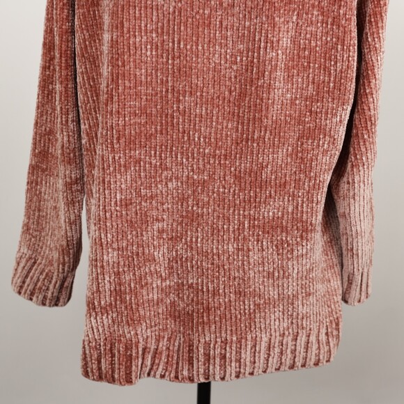 Orvis Rose Pink Chenille Crew Neck Sweater  size XL - Picture 7 of 10